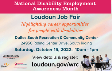 Link to information about the Loudoun Job Fair