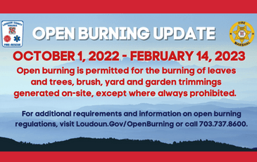 Link to information about open burning regulations