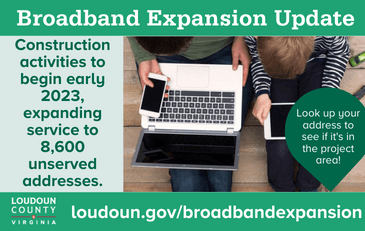 Link to information about efforts to expand broadband in Loudoun