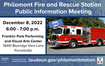 Link to information about the Philomont Fire and Rescue Station Project