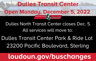Link to information about Loudoun Transit service changes