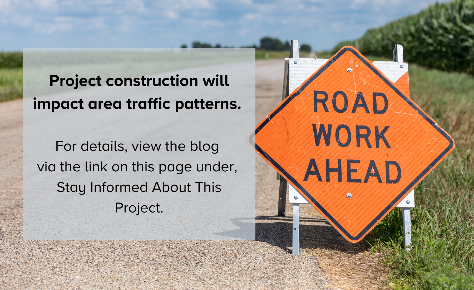 Generic Road Construction Impacts Image for Project Page