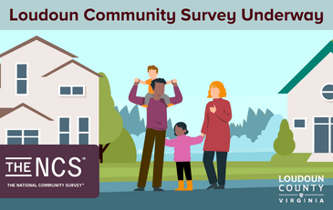 Image of graphic announcing community survey