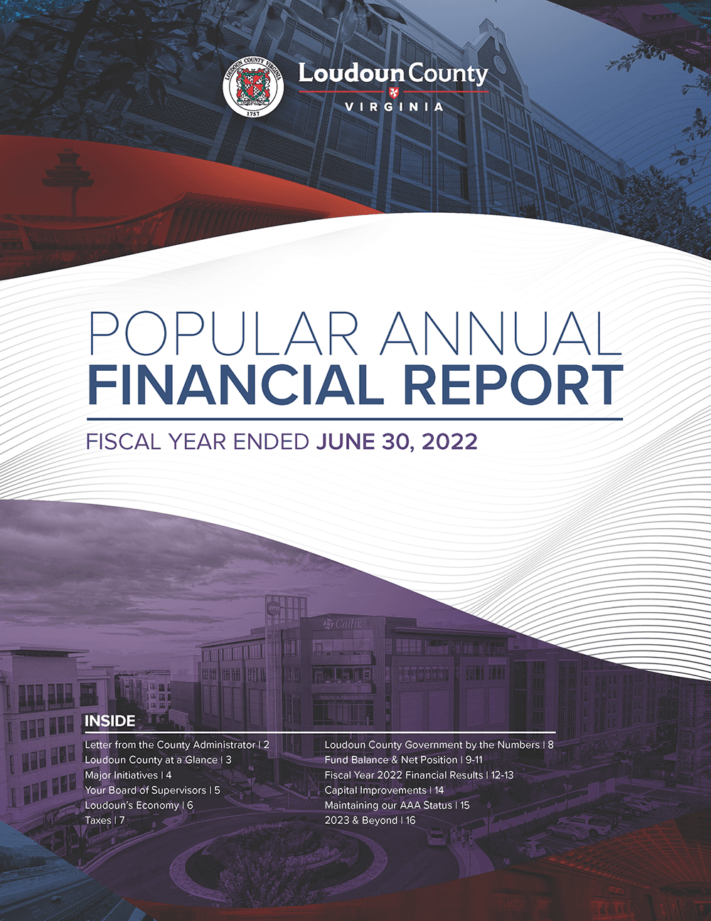 Link to Loudoun County Popular Annual Financial Report