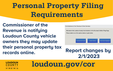 Link to information about personal property tax filing requirements