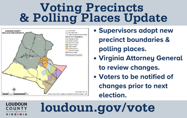 Link to information about updated to voting precincts and polling places