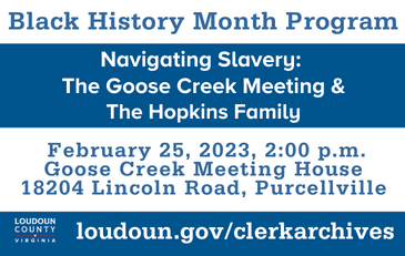 Link to information about the Clerk of the Circuit Court's historic records and Black History eve