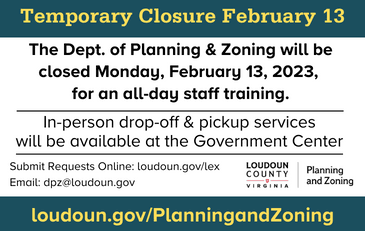 Link to information about the Loudoun County Department of Planning and Zoning