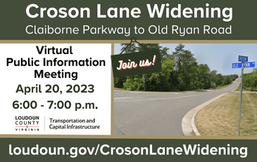 Link to information about the Croson Lane Widening Project