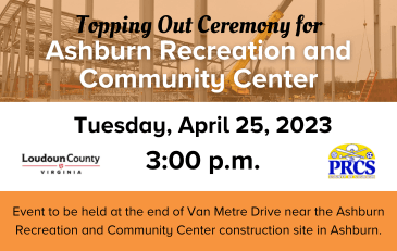 Link to information about the Ashburn Recreation and Community Center