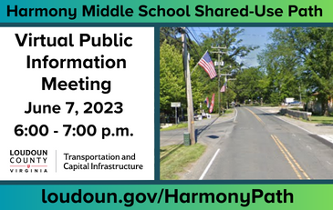 Link to information about the Harmony Middle School Shared-Use Path