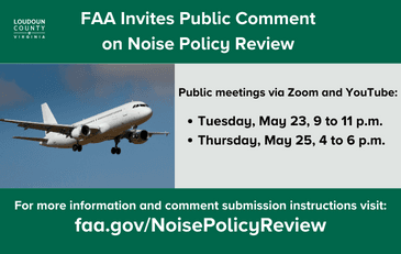 Link to Federal Aviation Agency's Noise Policy Review webpage