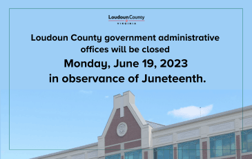 Image of holiday closure message for Juneteenth 2023