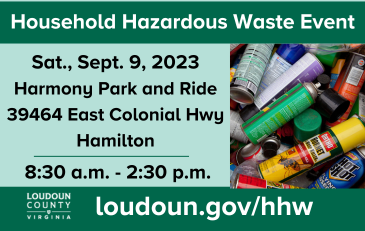 Link to information about household hazardous waste collection events