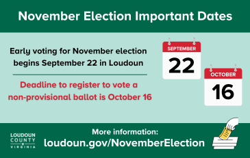 Link to information about the November election