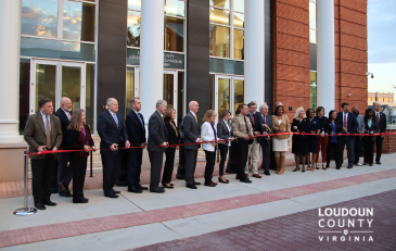 Ribbon cutting ceremony for new Loudoun County General District Courthouse