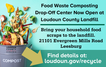 Link to information about food waste composting and recycling in Loudoun County