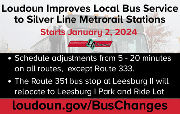 Link to information about Loudoun County Transit service changes