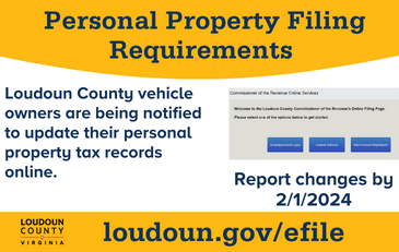 Link to online personal property tax information
