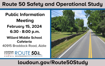 Link to information about the Route 50 Safety and Operational Study