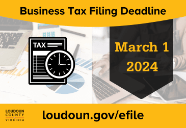 Link to information about business tax filing requirements