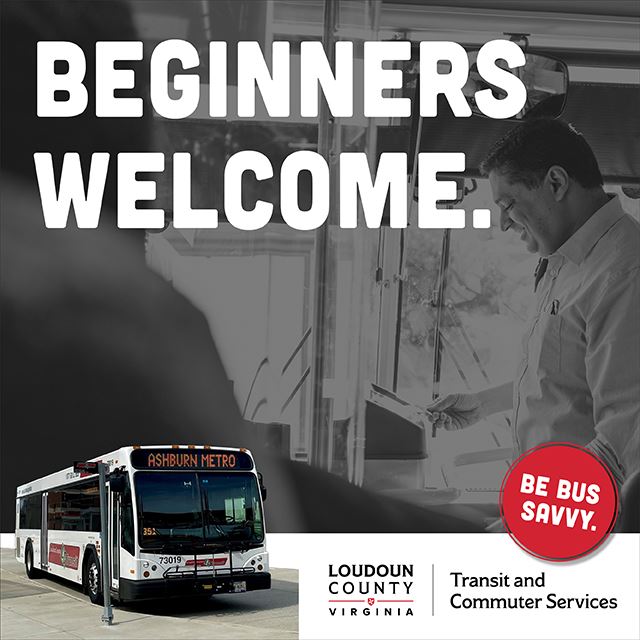 LC Transit advertisement welcoming new riders.  