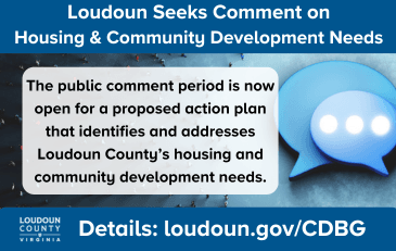 Link to information about providing comments on the county's housing needs