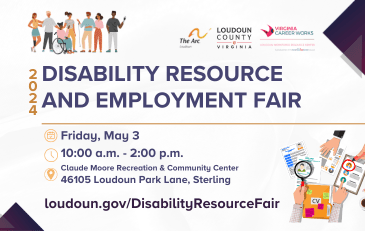 Image advertising 2024 Disability Resource and Employment Fair May 3 in Sterling