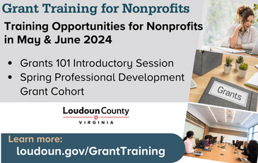 Link to information about a grant training opportunity for nonprofits