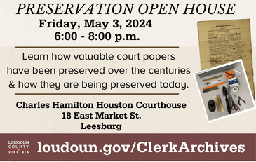 Link to information about historic court records in Loudoun County