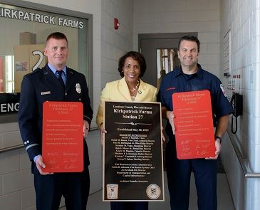 LCFR Fire Station 627 Grand Opening - Plaque Newsflash