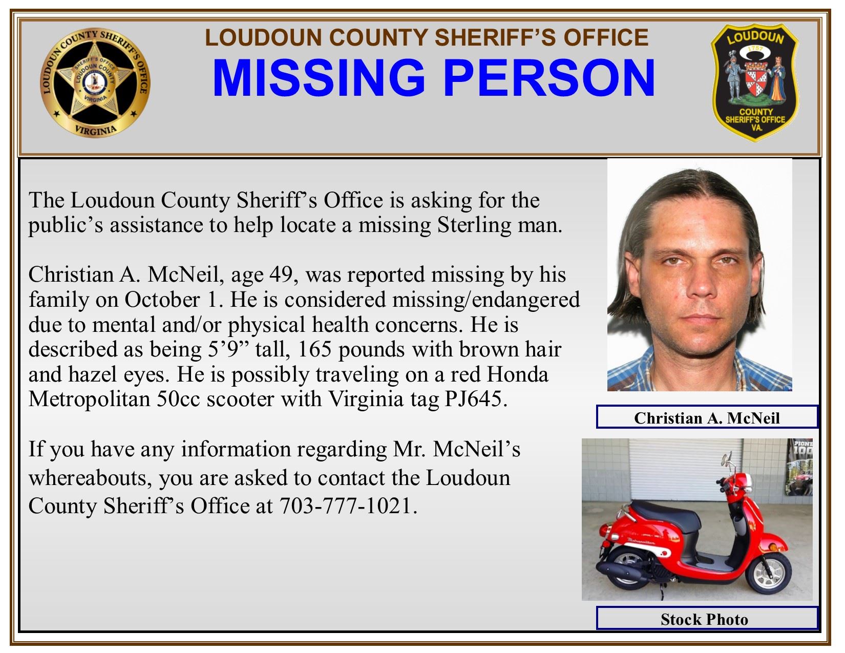 Missing Person-Christian McNeil