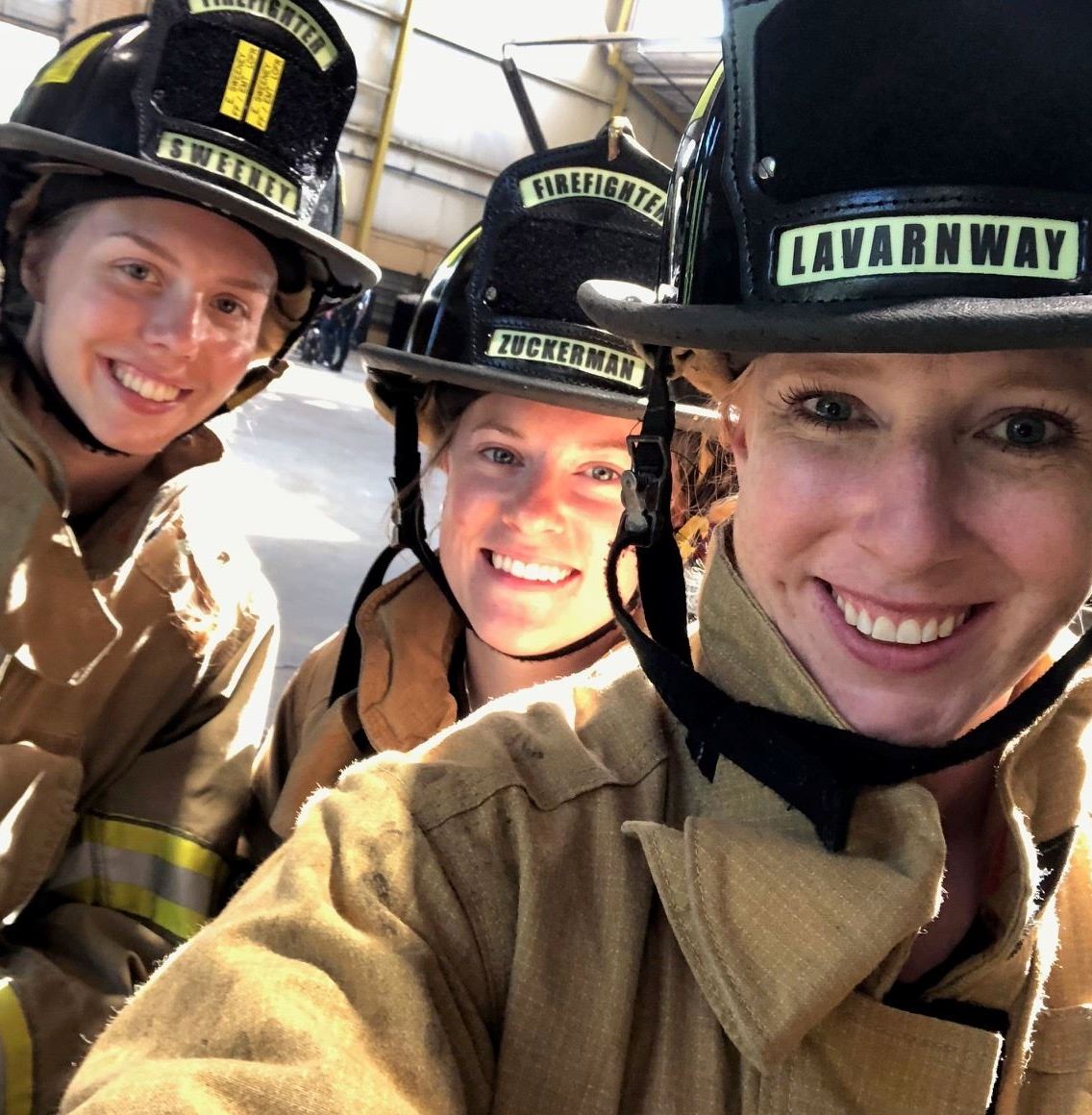 3 Firefighters Smiling