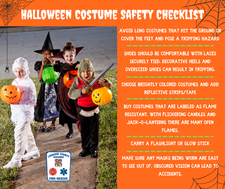 Halloween Costume Safety Checklist (Facebook)